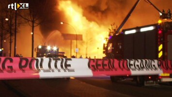 RTL Z Nieuws Brand bij meubelboulevard Enschede