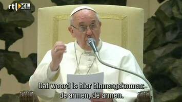 RTL Nieuws Paus vertelt ophartig tijdens ontmoeting met de pers