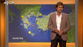 RTL Nieuws Vakantieweer: Noord-Europa nat, heet in het zuiden