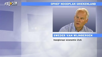 RTL Z Nieuws Van Wijnbergen: Stiekem gedoe noodplan Griekenland vergroot onrust