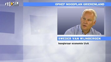 RTL Z Nieuws Van Wijnbergen: Stiekem gedoe noodplan Griekenland vergroot onrust