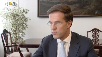 RTL Z Nieuws Rutte exclusief: overheid trekt teveel naar zich toe