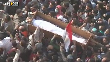 RTL Nieuws Doden demonstreren nog mee op Tahrirplein