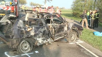 RTL Nieuws Ernstig verkeersongeluk in Opmeer