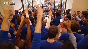 RTL Nieuws Gekte bij opening Apple Store Amsterdam