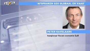 RTL Z Nieuws Belastingmaatregelen G20 globaal en vaag