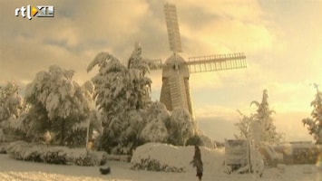 RTL Nieuws Israël onder dik pak sneeuw