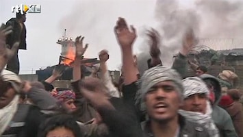 RTL Nieuws Afghanen woedend om verbrande Korans