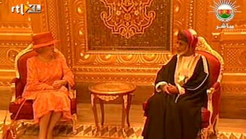 RTL Z Nieuws Beatrix op bezoek in Oman: de beelden