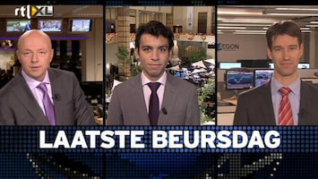 RTL Z Nieuws AEX sluit 2012 op 342,71 punten: +10%