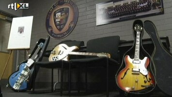 RTL Nieuws Gestolen gitaren Tom Petty teruggevonden