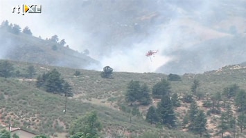 RTL Nieuws 150 km2 bos in brand in Colorado