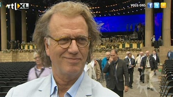 RTL Boulevard Andre Rieu vlak voor concert