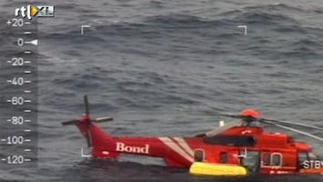 RTL Nieuws Helikopter maakt noodlanding op Noordzee