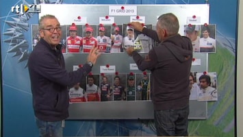 RTL GP: Formule 1 De F1-grid 2013 volgens Allard en Olav