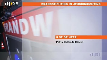 RTL Nieuws Brandstiching in jeugdinrichting