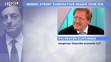 RTL Z Nieuws Eijffinger: Draghi is wel iemand die uit een Zuidelijk land komt