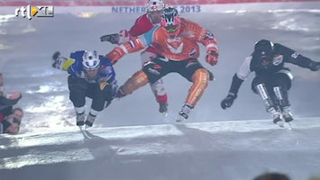 RTL SportcafÃ©: Schaatsen Bart van Roosmalen derde bij Red Bull Crashed Ice