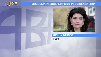 RTL Z Nieuws Mogelijk nieuwe korting pensioenen ABP