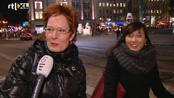 RTL Nieuws Reacties in Amsterdam op troonsafstand Beatrix