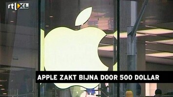 RTL Z Nieuws Apple beleefde een hele slechte beursdag.