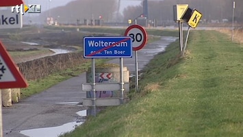 RTL Nieuws Woltersum uitgestorven na evacuatie hoogwater