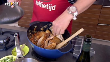 Koffietijd Witte coq-au-vin