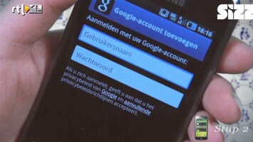 Sizz Google mail instellen | Galaxy S