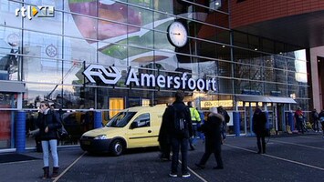 RTL Z Nieuws Chaos op station Amersfoort door brandje: ellende