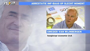 RTL Z Nieuws Nieuws IMF-topman slaat in als een bom in Frankrijk