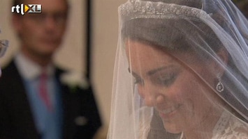 RTL Nieuws Kate Middleton komt aan op haar huwelijk