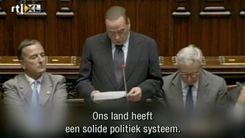 RTL Nieuws Berlusconi probeert rust te herstellen