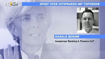 RTL Z Nieuws Benink: Lagarde kiest voor vertrouwen banken op lange termijn