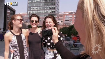 RTL Boulevard Modellen Laura, Liza en Anne in NY met Fiona