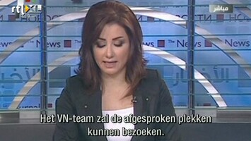 RTL Nieuws Staats-tv: VN-team mag naar afgesproken plekken