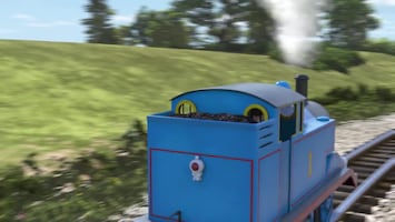 Thomas De Stoomlocomotief Rosie is rood