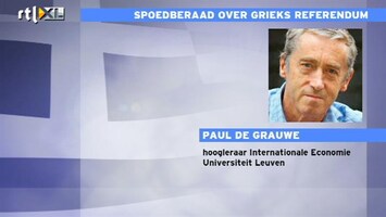 RTL Z Nieuws De Grauwe: alleen ECB kan redding brengen, het moet!