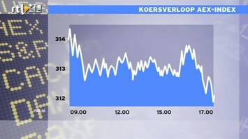 RTL Z Nieuws 17:00 Rente Spanje en Italië lopen op, AEX lager. KPN keldert