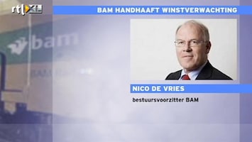 RTL Z Nieuws BAM-ceo: grote concurrentie leidt tot onverantwoorde risico's