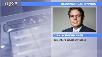 RTL Z Nieuws Dirk Schoenmaker: Cyprus moet wel meebetalen
