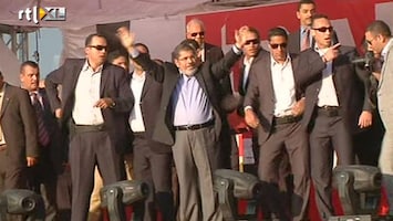 RTL Nieuws Nieuwe Egyptische president Morsi spreekt volk toe