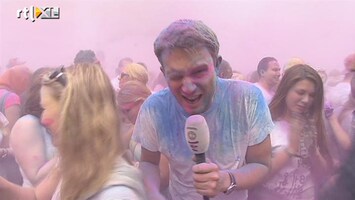 RTL Nieuws Holi-feest in Nederland: verf, bier en dance