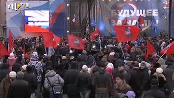 RTL Z Nieuws 600 aanhangers Russische oppositie gearresteerd bij demonstratie in Moskou