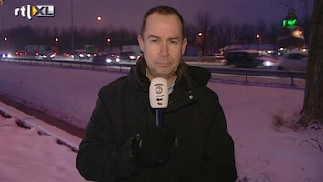 RTL Nieuws Sneeuwoverlast gaat hele dag duren