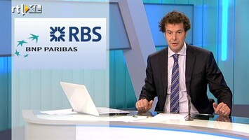 RTL Z Nieuws 'Cijfers BNP Paribas en Royal Bank of Scotland vallen mee'