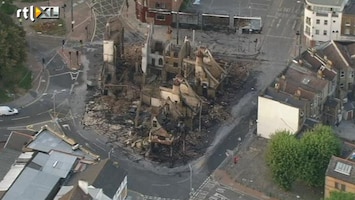 RTL Nieuws Ravage in Londen vanuit de lucht