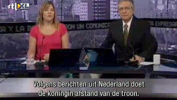 RTL Nieuws Argentijnse media over aftreden koningin Beatrix