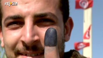 RTL Nieuws Tunesiërs massaal naar de stembus