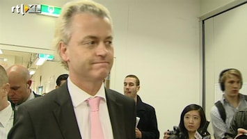 RTL Nieuws Water bij wijn voor Geert Wilders