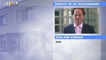 RTL Z Nieuws NVM: nu drukker bij makelaars, straks stiller